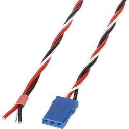 Reely Servo Deluze cable [1x JR 1x Open cable ends] 1.00 m 0.5 mm² twisted